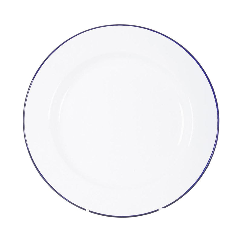 Bo-Camp Tableware Enamel 6 Pieces White/Blue Bo-Camp - Dynamic Drive