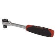 Sealey Compact Head Ratchet Wrench 1/4"Sq Drive Platinum Series AK8987 Sealey - Dynamic Drive