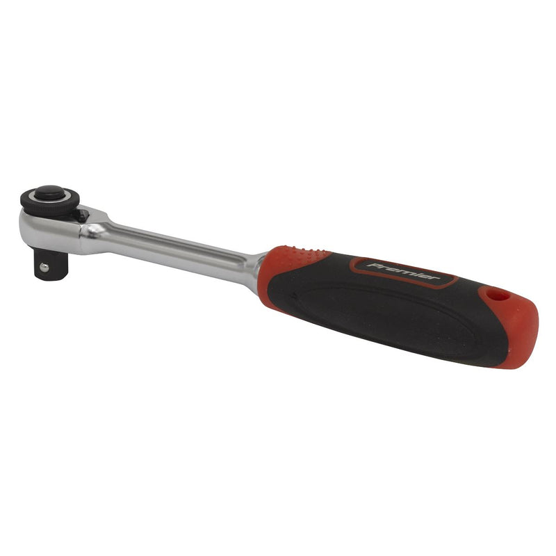 Sealey Compact Head Ratchet Wrench 1/4"Sq Drive Platinum Series AK8987 Sealey - Dynamic Drive
