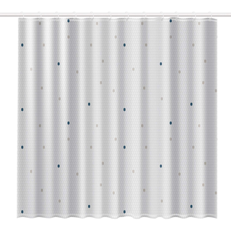 Shower Curtain White & Cells 2348 Rayen - Dynamic Drive