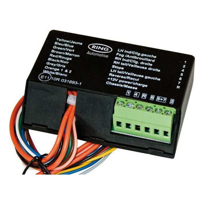 Smart Logic 7 Way Bypass Towing Relay 12N Towbar Wiring Canbus Ring RCT485 Ring Automotive - Dynamic Drive