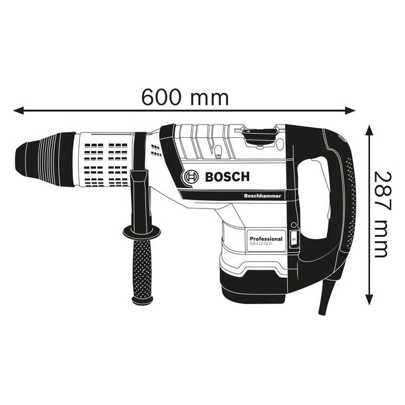 Bosch GBH 12-52 D SDS-Max Professional Rotary Hammer 1700W 110V Bosch - Dynamic Drive