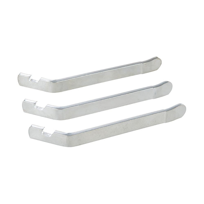 Silverline Metal Tyre Levers Removal Tool Cycling Bicycle Mountain Bike 3 Pieces Silverline  - Dynamic Drive