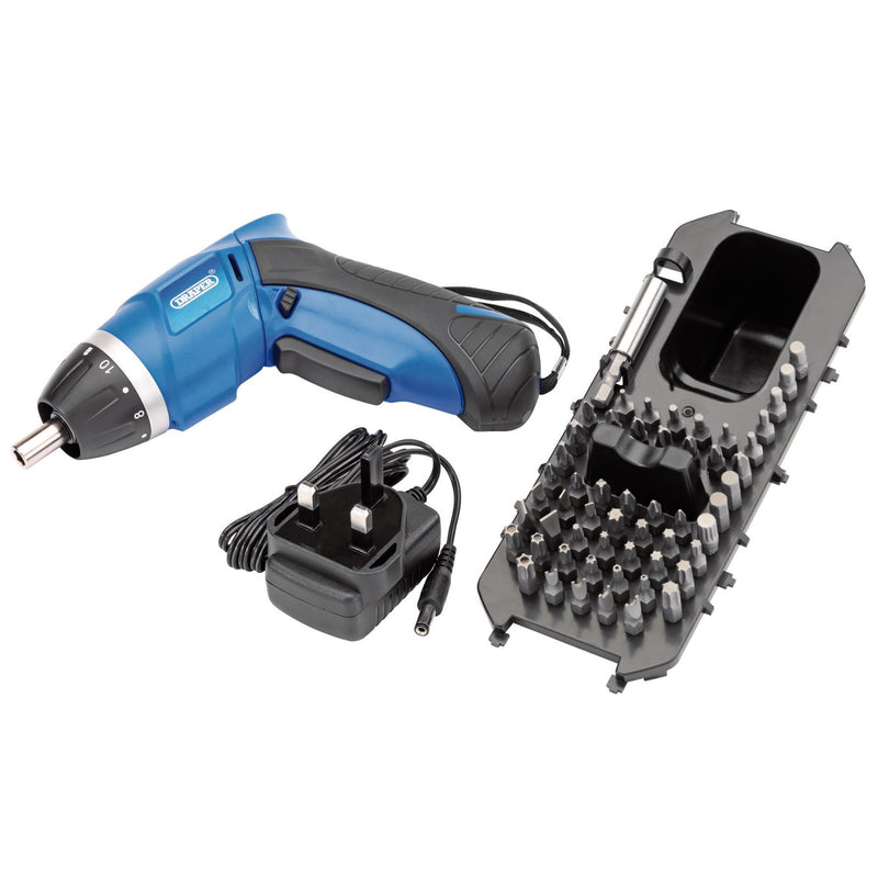Draper 3.6V Cordless Li-ion Screwdriver Kit 83568 Draper - Dynamic Drive