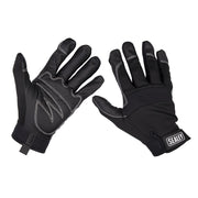 Sealey Mechanic's Gloves Light Palm Tactouch Large MG798L Sealey - Dynamic Drive