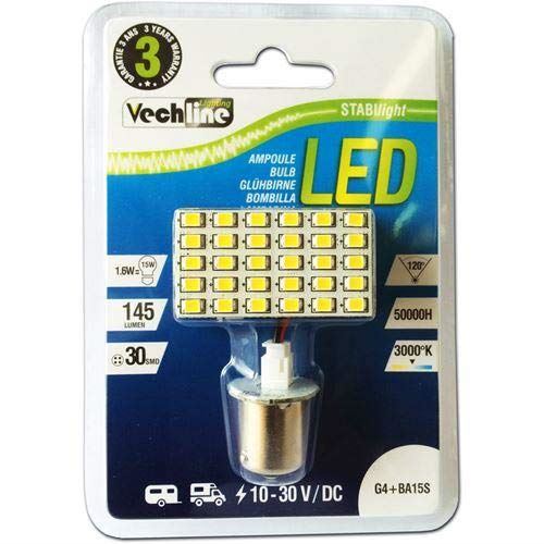 Vechline Led G4 Dome 44Mm 30Smd 16W Bulb 15937184 Vechline - Dynamic Drive