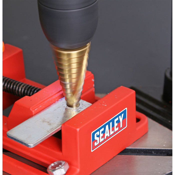 Sealey Drill Stand with Cast Iron Base 500mm & 65mm Vice DS01 Sealey - Dynamic Drive