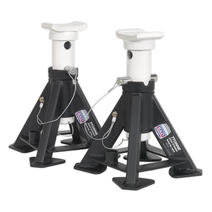 Sealey Short Axle Stands (Pair) 7 Tonne Capacity per Stand Sealey  - Dynamic Drive