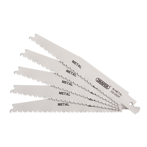 Draper Bi-metal Reciprocating Saw Blades for Metal Cutting, 150mm, 8-14tpi (Pack Draper - Dynamic Drive