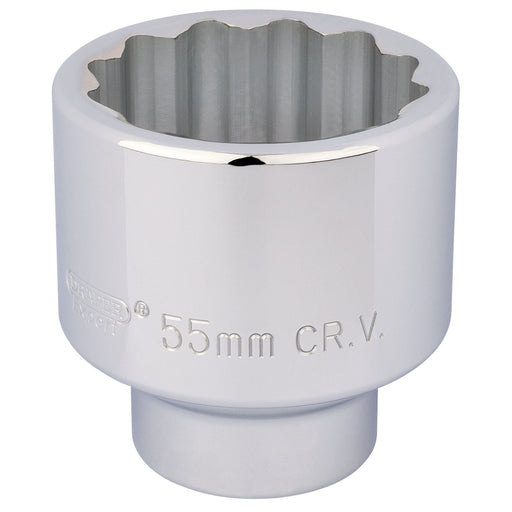 Draper 12 Point Socket, 3/4" Sq. Dr., 55mm 16708 Draper - Dynamic Drive