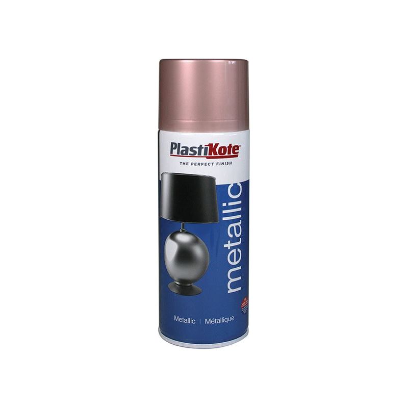 Plastikote Metallic Spray Rose Gold 400ml PlastiKote - Dynamic Drive