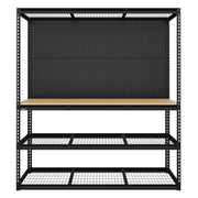 Heavy-Duty Modular Workbench Racking & Pegboard 1820mm 300kg Capacity Per Level Sealey - Dynamic Drive