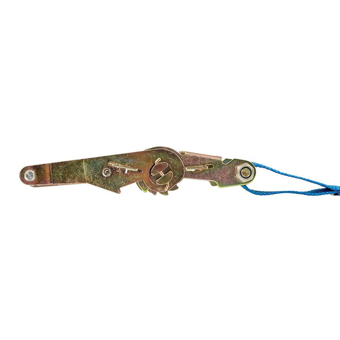 Silverline Ratchet Tie Down Strap J-Hook 6m x 38mm - Rated 750kg Capacity 1500kg Silverline - Dynamic Drive