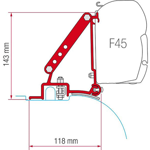 Fiamma Awning Kit fits Fiat fDucato 2006 Fiamma - Dynamic Drive