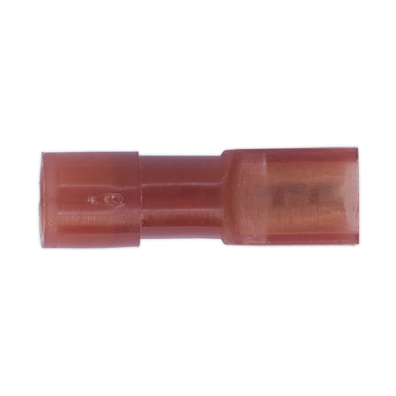 Sealey Fully Insulated Terminal 2.8mm Female Red Pack of 100 RT28 Sealey - Dynamic Drive