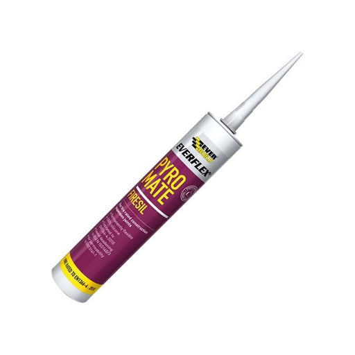 Everbuild Sika Pyro Mate Firesil White 295ml Everbuild Sika - Dynamic Drive