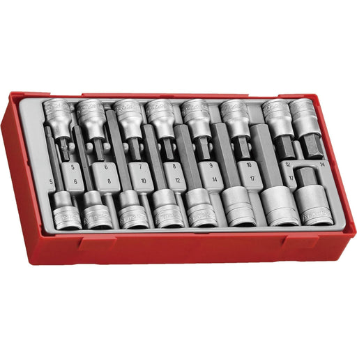 Teng Tools 1/2" Hex Bit Socket Set TT1 16 Pieces Teng Tools - Dynamic Drive