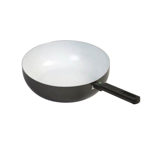 Bo-Camp Wok Pan Sprint Removable Handle Blk/White Dia 24cm Bo-Camp - Dynamic Drive