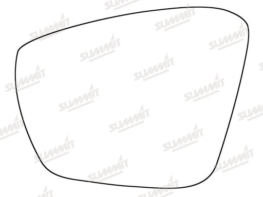 Summit Stick-On Standard Mirror Glass fits Skoda Octavia 15 on LHS Summit - Dynamic Drive