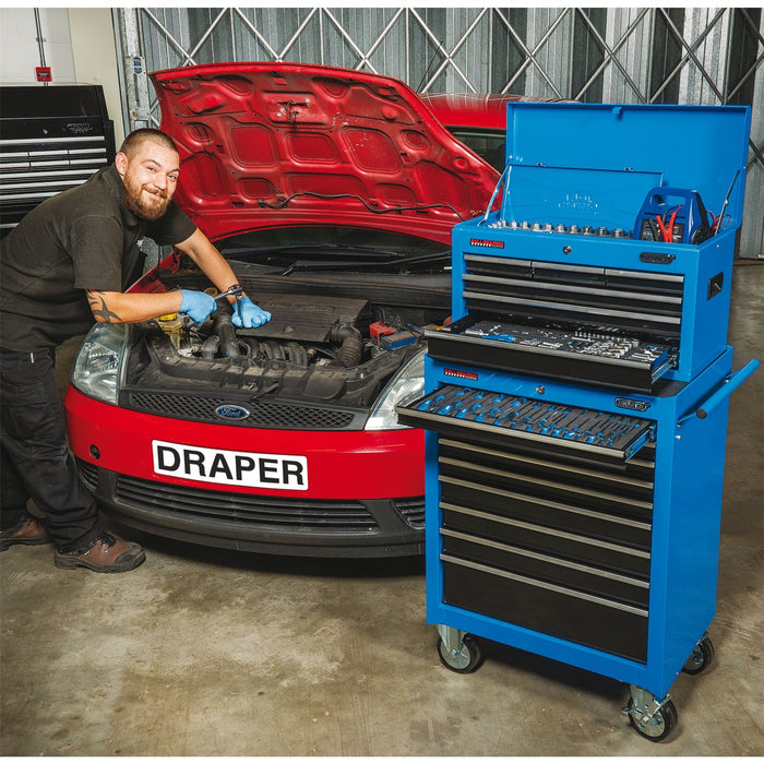 Draper Combination Roller Cabinet and Tool Chest, 15 Drawer, 26", 680 x 458 x 13 Draper - Dynamic Drive