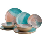 Dunes 12Pc Dinner Set DUN0112 Flamefield - Dynamic Drive