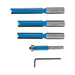 Silverline Kitchen Router Bit Set 4pce 1/2" / 1/4" 719769 Silverline  - Dynamic Drive
