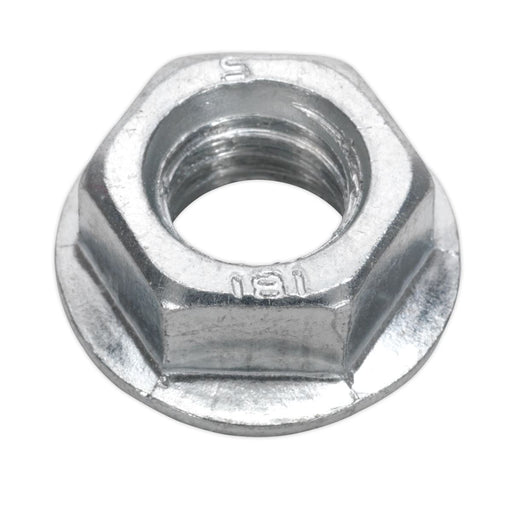 Sealey Flange Nut Serrated M12 Zinc DIN 6923 Pack of 50 FN12 Sealey  - Dynamic Drive