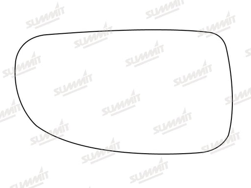 Summit Stick-On Standard Mirror Glass fits Daewoo Leganza RHS Summit - Dynamic Drive