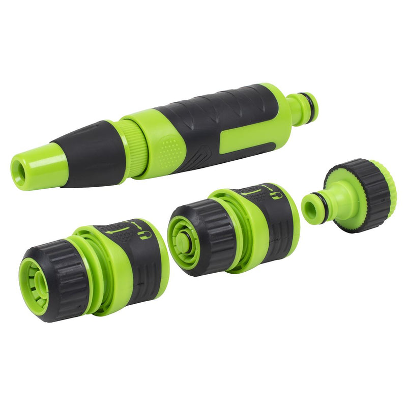 Sealey Deluxe Hose Nozzle & Connector Set 4pc JS9611 Sealey - Dynamic Drive