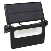 Sealey Extra-Slim Solar Floodlight with Wall Bracket 16W SMD LED LED16S Sealey - Dynamic Drive