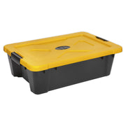 Sealey Composite Stackable Storage Box with Lid 27L APB27 Sealey - Dynamic Drive