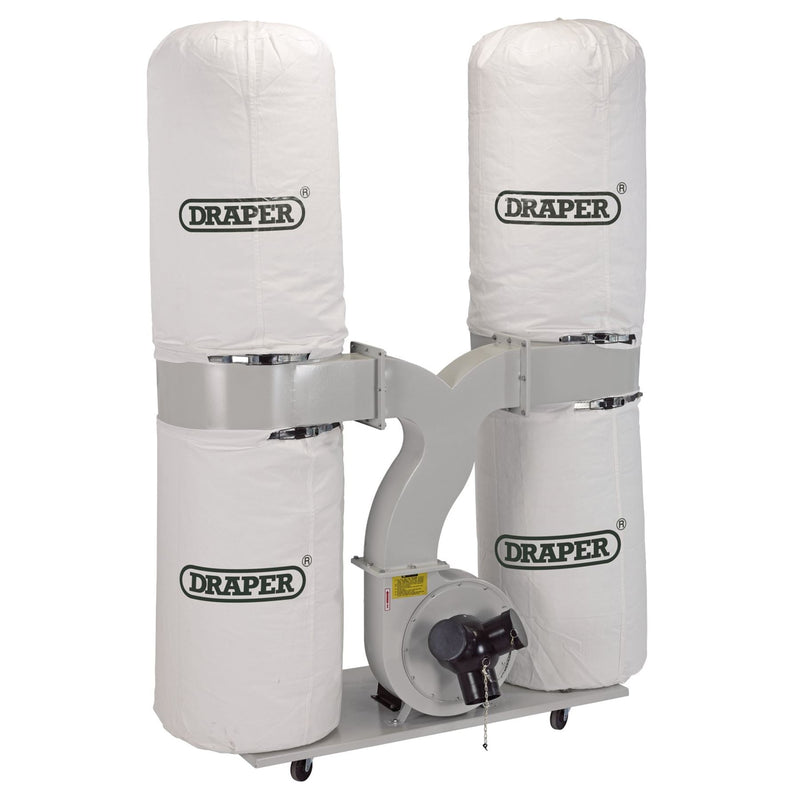 Draper Portable Dust/Chip Extractor, 300L, 2200W 80947 Draper - Dynamic Drive