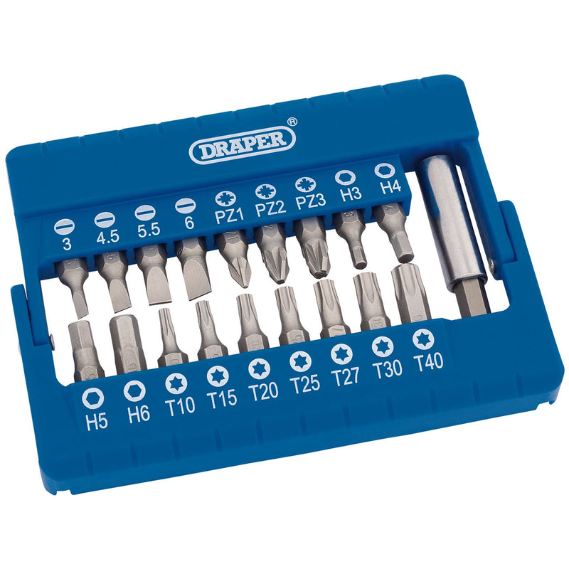 Draper Screwdriver and Magnetic Bit Holder Set (19 Piece) 82393 Draper - Dynamic Drive