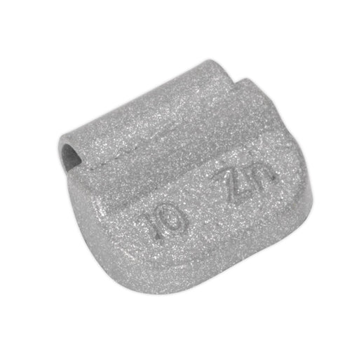 Sealey Wheel Weight 10g Hammer-On Zinc for Steel Wheels Pack of 100 WWSH10 Sealey - Dynamic Drive