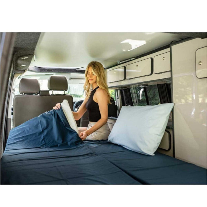 Duvalay Zipped Sheet for Compact Travel Topper 66 x 5cm (Plum) Duvalay - Dynamic Drive
