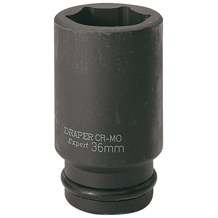 Draper HI-TORQ 6 Point Deep Impact Socket, 3/4" Sq. Dr., 36mm 71940 Draper - Dynamic Drive