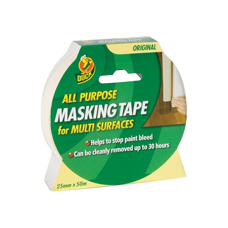 Shurtape Duck Tape® All-Purpose Masking Tape 25mm x 50m Shurtape - Dynamic Drive