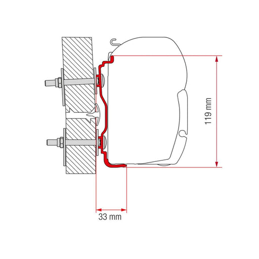 Fiamma Adapter Hymer 2016 450: Effortlessly Upgrade Your Camper Fiamma - Dynamic Drive
