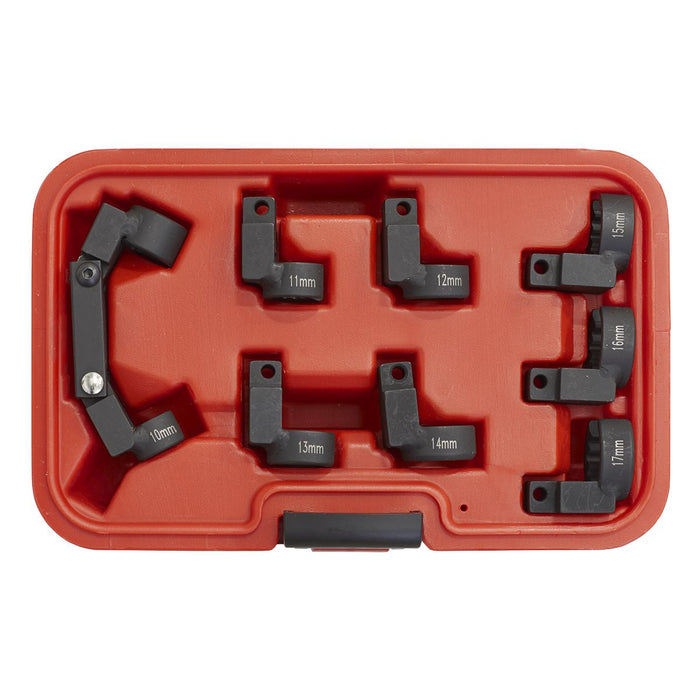 Sealey Injector Pipe Socket Set 9pc 3/8"Sq Drive AK6985 Sealey - Dynamic Drive