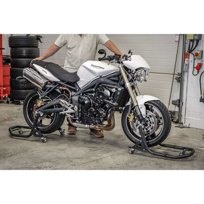 Sealey Universal Rear Paddock Stand 360 Floating RPS2MD Sealey - Dynamic Drive
