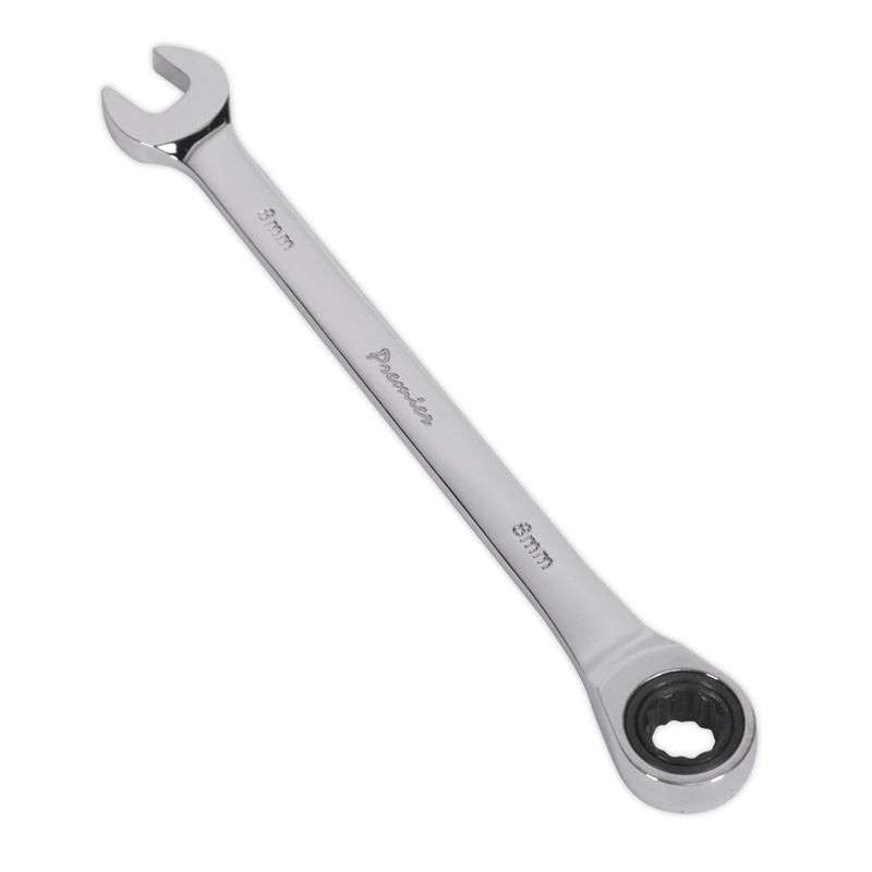 Sealey Ratchet Combination Spanner 8mm RCW08 Sealey - Dynamic Drive