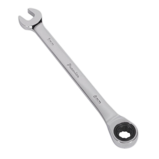 Sealey Ratchet Combination Spanner 8mm RCW08 Sealey - Dynamic Drive