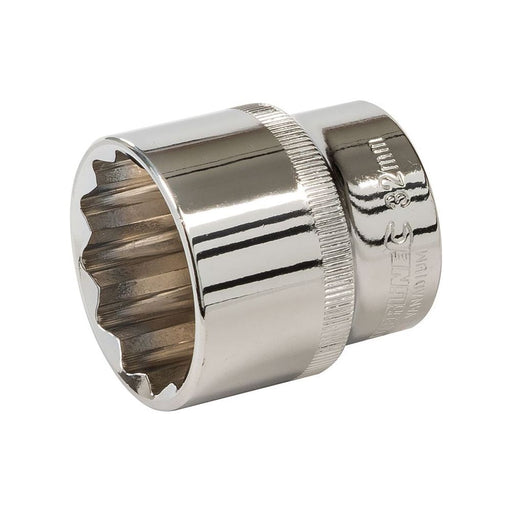 Silverline Socket 1/2" Drive 12pt Metric 32mm Silverline - Dynamic Drive