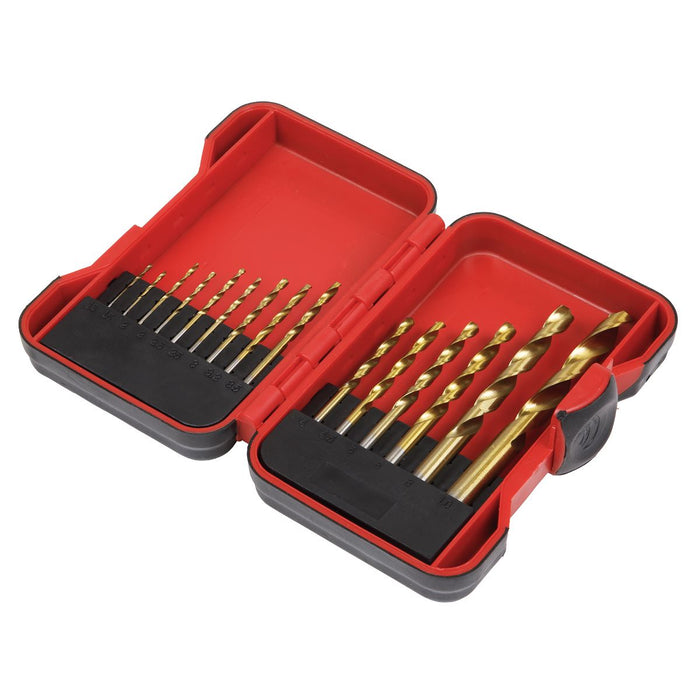 Sealey HSS Drill Bit Set 15pc AK3715HSS Sealey - Dynamic Drive