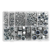 Sealey Nylon Locknut Assortment M4-M16 255pc AB033LN Sealey - Dynamic Drive