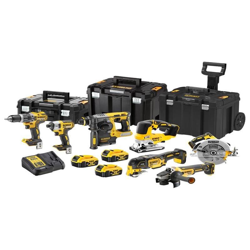 Dewalt Power Tools DCK755P3T XR Brushless 7 Piece Kit 18V 3 x 5.0Ah Li-ion DeWALT Power Tools - Dynamic Drive
