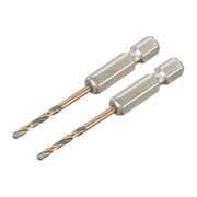 Dewalt Power Tools BLACK&GOLD Hex HSS-G Drill Bits (2) 2.5mm DeWALT Power Tools - Dynamic Drive