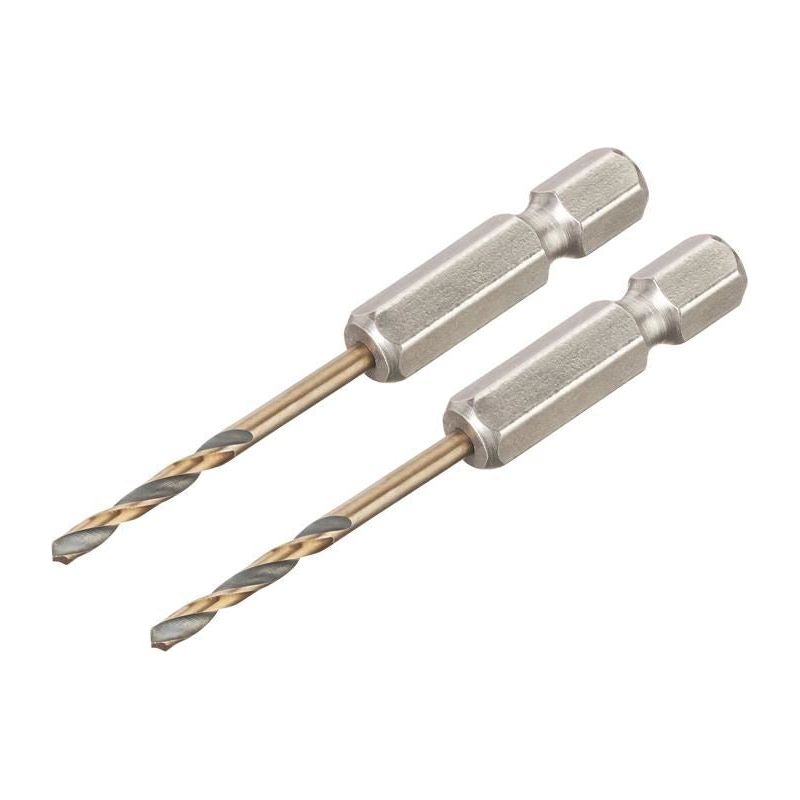 Dewalt Power Tools BLACK&GOLD Hex HSS-G Drill Bits (2) 2.5mm DeWALT Power Tools - Dynamic Drive