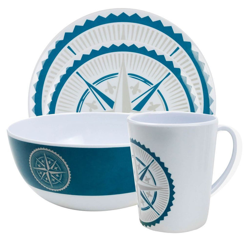 Melamine Mistral Tableware 16pc Leisurewize  - Dynamic Drive