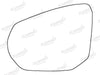 Summit Stick-On Standard Mirror Glass fits Nissan Juke 19 on LHS Summit - Dynamic Drive
